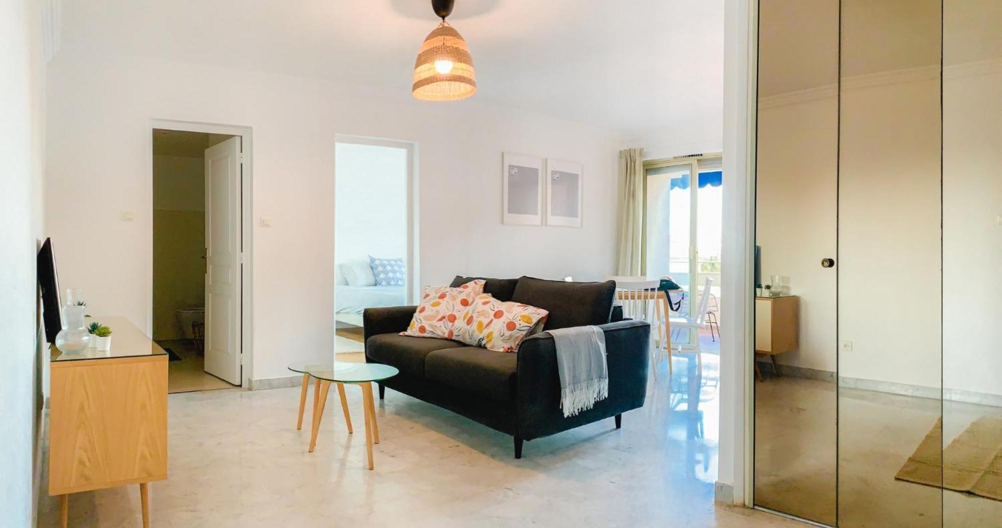 Cozy Beachside Apartment In Cros De Cagnes - Luna Eksteriør billede